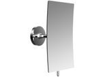 Emco Round Klebe-Wandspiegel 109400137 132x208mm, eckig, 3-fach, chrom