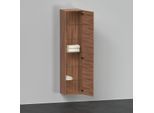 Duravit D-Neo Hochschrank DE1328R7979 40 x 36 cm, Nussbaum Natur, 1 Türe, rechts, 5 Glasfachböden