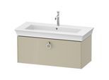 Duravit White Tulip Waschtisch-Unterschrank WT42520H3H3 98,4 x 45,8 cm, Taupe Hochglanz, wandhängend, 1 Auszug mit Griff