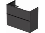 Duravit D-Neo Waschtisch-Unterschrank DE436904949 81 x 37,2, Graphit Matt, wandhängend, 1 Schubkasten, 1 Auszug