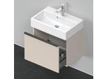 Duravit D-Neo Waschtisch-Unterschrank DE422909191 58,4 x 37,2 cm, Taupe Matt, wandhängend, 1 Auszug