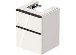 Duravit D-Neo Waschtisch-Unterschrank DE437002222 48,4 x 44,2 cm, Weiß Hochglanz, wandhängend, 1 Schubkasten, 1 Auszug