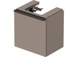 Duravit D-Neo Waschtisch-Unterschrank DE4217R4343 43,4 x 32,2 cm, Basalt Matt, wandhängend, 1 Türe, rechts