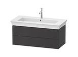 Duravit White Tulip Waschtisch-Unterschrank WT434205858 98,4 x 45,8 cm, Graphit Seidenmatt, wandhängend, 2 Schubkästen