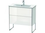 Duravit XSquare Waschtisch-Unterschrank XS445508585 81x59,2x38,8cm, 2 Auszüge, weiß hochglanz