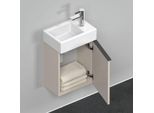 Duravit D-Neo Waschtisch-Unterschrank DE4218R9191 36,4 x 22,2 cm, Taupe Matt, wandhängend, 1 Türe, rechts