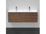 Duravit D-Neo Waschtisch-Unterschrank DE426502121 128 x 46,2 cm, Nussbaum Dunkel, wandhängend, 1 Auszug