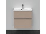Duravit D-Neo Waschtisch-Unterschrank DE436807575 61 x 37,2, Leinen, wandhängend, 1 Schubkasten, 1 Auszug