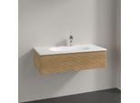 Villeroy und Boch Antao Waschtisch-Unterschrank K02100HN 98,8x25,6x49,3cm, mit Frontstruktur, honey oak