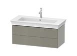 Duravit White Tulip Waschtisch-Unterschrank WT434209292 98,4 x 45,8 cm, Steingrau Seidenmatt, wandhängend, 2 Schubkästen