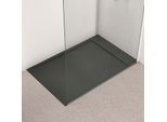 Ideal Standard Ultra Flat S i.life Rechteck-Brausewanne T5220FV 120 x 80 x 3,2 cm, Schiefer