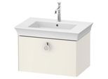 Duravit White Tulip Waschtisch-Unterschrank WT42510H4H4 68,4 x 45,8 cm, Nordic Weiß Hochglanz, wandhängend, 1 Auszug mit Griff