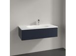Villeroy und Boch Antao Waschtisch-Unterschrank K02000HG 98,8x25,6x49,3cm, ohne Frontstruktur, midnight blue matt lacquer