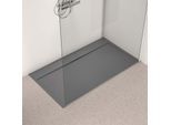 Ideal Standard Ultra Flat S i.life Rechteck-Brausewanne T5224FS 140 x 80 x 3,2 cm, quarzgrau