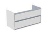 Ideal Standard Connect Air Waschtischunterschrank E0821KN, weiss glänzend/hellgrau matt, 2 Auszüge
