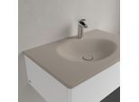 Villeroy und Boch Antao Schrankwaschtisch 4A7584AM 80x50cm, eckig, 1 Hahnloch, verdeckter Überlauf, almond C-plus