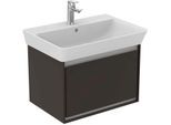 Ideal Standard Connect Air Waschtischunterschrank E0847VY, braun matt/weiss matt, 1 Auszug