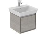 Ideal Standard Connect Air Waschtischunterschrank E0842PS, Eiche grau dekor/weiss matt, 1 Auszug