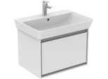 Ideal Standard Connect Air Waschtischunterschrank E0847KN, weiss glänzend/hellgrau matt, 1 Auszug