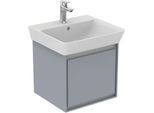 Ideal Standard Connect Air Waschtischunterschrank E0842EQ, hellgrau glänzend/weiss matt, 1 Auszug