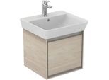 Ideal Standard Connect Air Waschtischunterschrank E0842UK, Pinie hell Dekor/braun matt, 1 Auszug