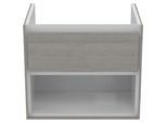Ideal Standard Connect Air Waschtischunterschrank E0826PS, Eiche grau Dekor/weiss matt, 1 Auszug