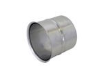 Bertrams VLE-Plus Wandfutter 19WFD130M Ø 130mmx0,6mm, doppelt, Edelstahl 1.4301