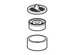 Geberit Set Filtersieb zu Hygienespülung 243066001 f. HS10 / HS30 / HS 50 Hygienespülung