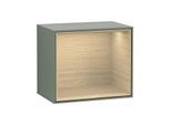 Villeroy und Boch Finion Regalmodul FD10PCGM 41,8x35,6x27cm, Regal Oak Veneer, Olive Matt Lacquer