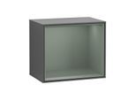 Villeroy und Boch Finion Regalmodul FD10GMGK 41,8x35,6x27cm, Regal Olive Matt, Anthracite matt