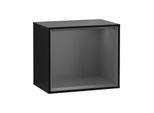 Villeroy und Boch Finion Regalmodul FD10GKPH 41,8x35,6x27cm, Regal Antracite Matt, Glossy Black Lacquer