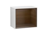 Villeroy und Boch Finion Regalmodul FD10GNMT 41,8x35,6x27cm, Regal Walnut Veneer, White matt lacquer