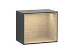 Villeroy und Boch Finion Regalmodul FD10PCHG 41,8x35,6x27cm, Regal Oak Veneer, Midnight Blue Matt Lacquer