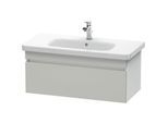 Duravit DuraStyle Waschtisch-Unterschrank DS638200718 93 x 44,8 cm, betongrau/weiß matt, 1 Auszug, wandhängend