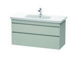 Duravit DuraStyle Waschtisch-Unterschrank DS649500707 113 x 44,8 cm, betongrau matt, 2 Schubkästen, wandhängend