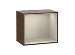 Villeroy und Boch Finion Regalmodul FD10HHGN 41,8x35,6x27cm, Regal Sand Matt, Walnut veneer