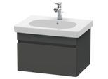 Duravit DuraStyle Waschtisch-Unterschrank DS638304949 60 x 45,3 cm, graphit matt, 1 Auszug, wandhängend