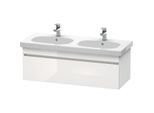 Duravit DuraStyle Waschtisch-Unterschrank DS638602218 115 x 45,3 cm, weiß hochglanz/weiß matt, 1 Auszug, wandhängend