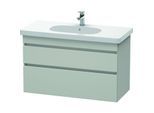 Duravit DuraStyle Waschtisch-Unterschrank DS648500707 100 x 45,3 cm, betongrau matt, 2 Schubkästen, wandhängend