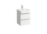 Laufen Waschtischunterschrank SPACE 43,5 x 52 x 41 cm, mit 2 Schubladen, Nussbaum hell