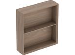 Geberit iCon Regal 502323JH1 45x46,7x13,2cm, quadratisch, eiche natur/Melamin Struktur