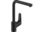 hansgrohe Focus M41-280 Küchenarmatur 31817670 1jet, mattschwarz