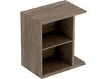 Geberit iCon Seitenelemet 502324JR1 37x40x24,5cm, für Handwaschbecken, nussbaum/Melamin Struktur