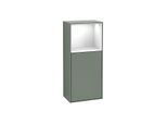 Villeroy und Boch Finion Seitenschrank G510GFGM 41,8x93,6cm, rechts, Emotion, Regal oben Glossy White, Olive Matt Lacquer