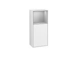 Villeroy und Boch Finion Seitenschrank G500GJGF 41,8x93,6cm, links, Emotion, Regal oben Light grey matt, Glossy white lacquer