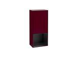 Villeroy und Boch Finion Seitenschrank F550PDHB 41,8x93,6x27cm, rechts, Regal unten Black matt, Peony Matt