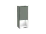 Villeroy und Boch Finion Seitenschrank F550GFGM 41,8x93,6x27cm, rechts, Regal unten Glossy White, Olive Matt Lacquer