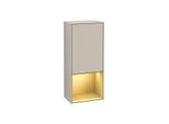 Villeroy und Boch Finion Seitenschrank G540HFHH 41,8cm, links, Emotion, Regal unten Gold Matt, Sand Matt Lacquer