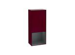 Villeroy und Boch Finion Seitenschrank F540HGHB 41,8x93,6x27cm, links, Regal unten Midnight Blue Matt, Peony Matt
