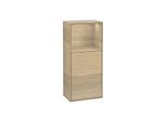 Villeroy und Boch Finion Seitenschrank F530PCPC 41,8cm, rechts, Ladestation, Regal Oak Venerr, Oak Veneer